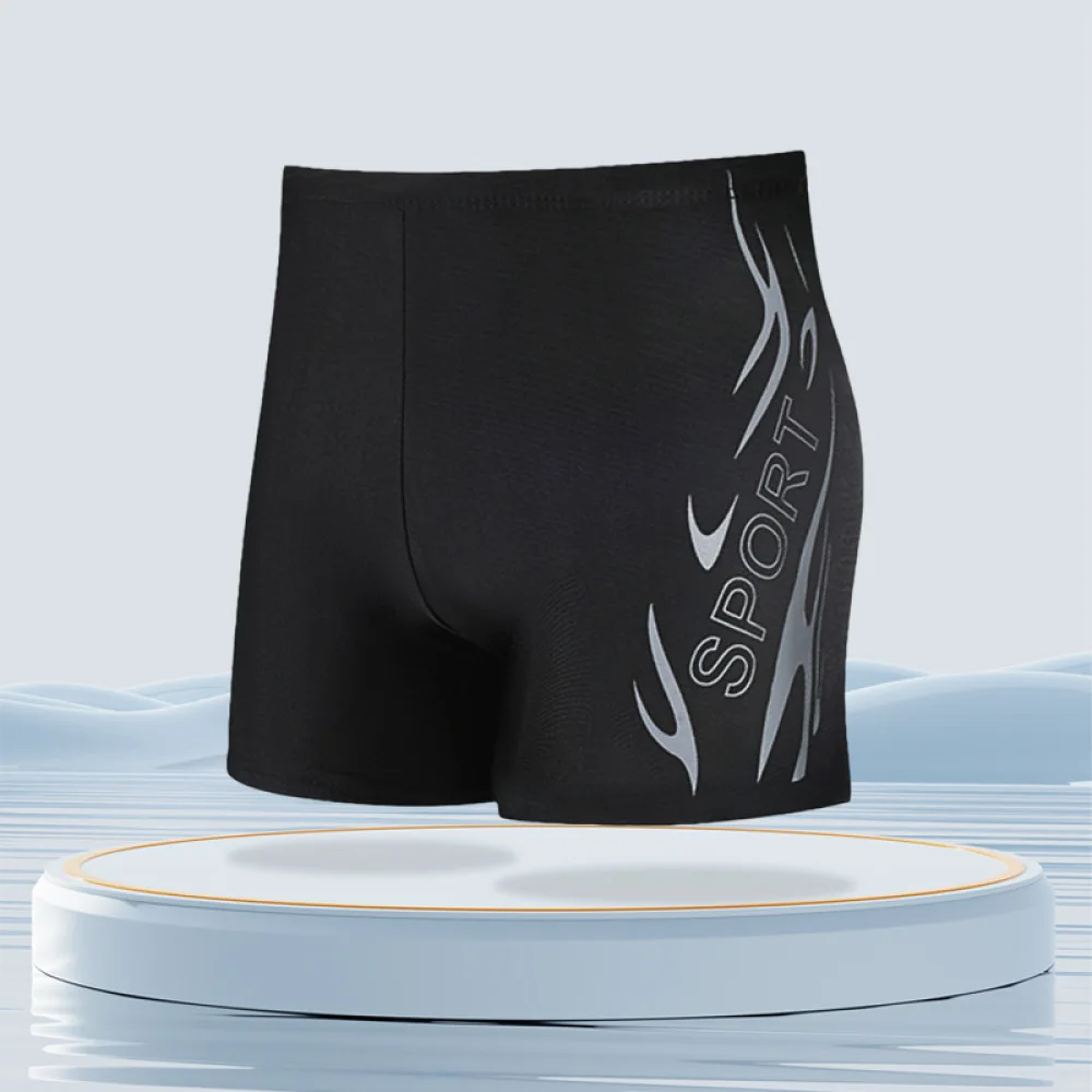 Professional Mens Swim Shorts Quick Drying Breathable Trunks Summer Beachwear Comfortable Swimming Suit For Water Sports
