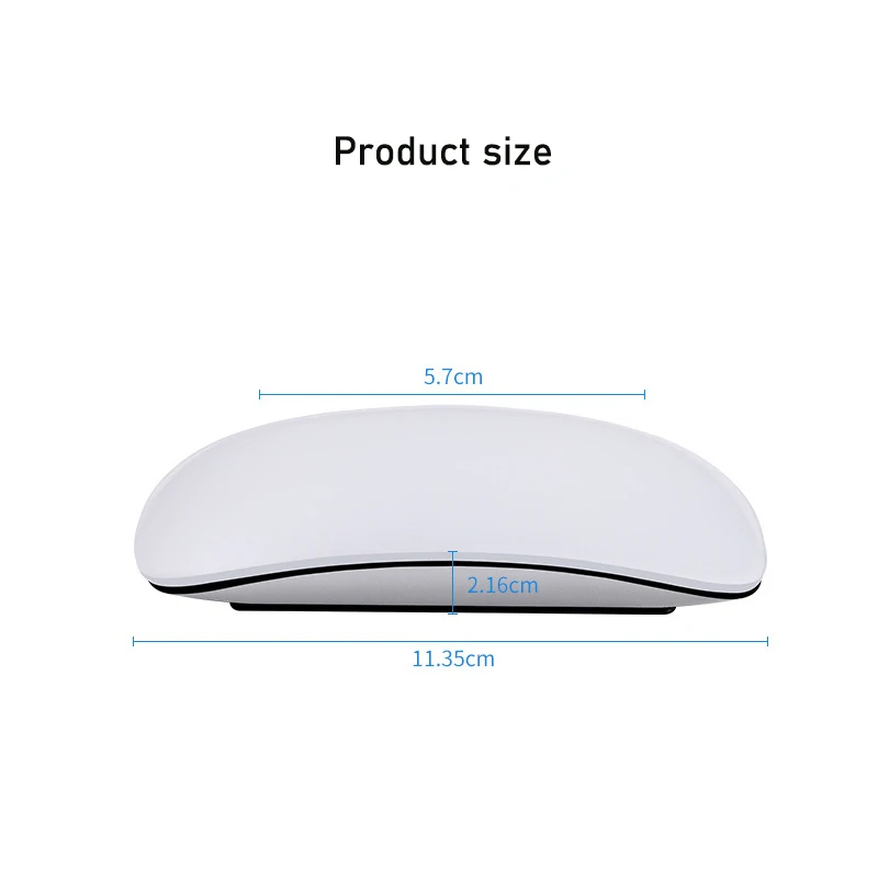 Xiaomi Mouse Mijia bezprzewodowa mysz Pc akcesoria do laptopów dla graczy Bluetooth Touch Mouse ergonomia ergonomia trzyma mysz dla graczy