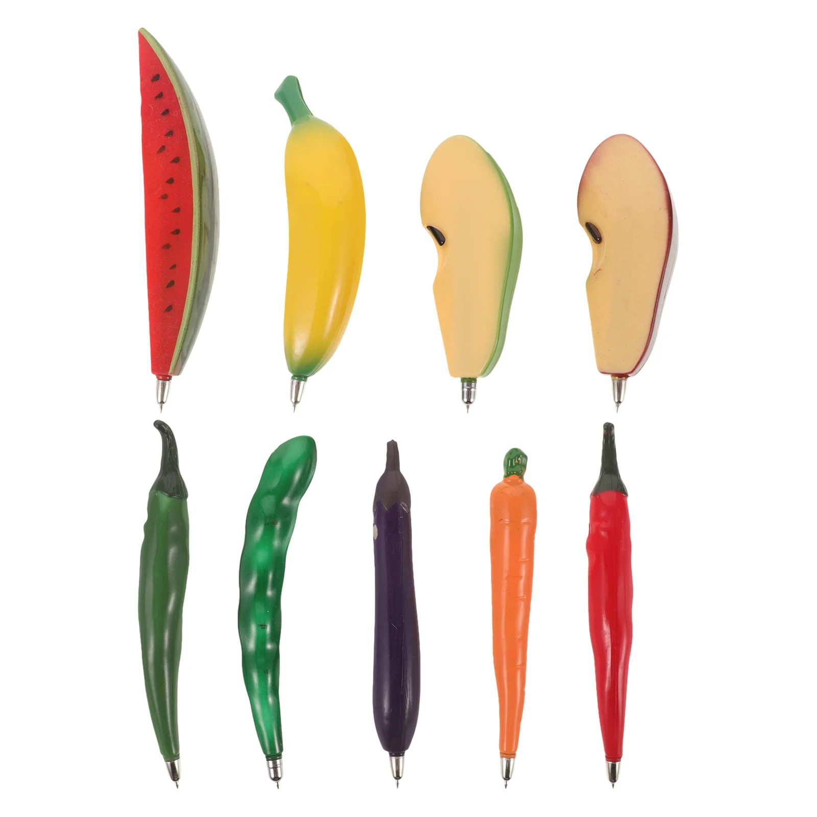 冷蔵庫用マグネット付きプラスチックボールペン,クリエイティブ,ブラック,学生向け,ライティング,楽しい,パーティー,ギフト,仕事用,9個