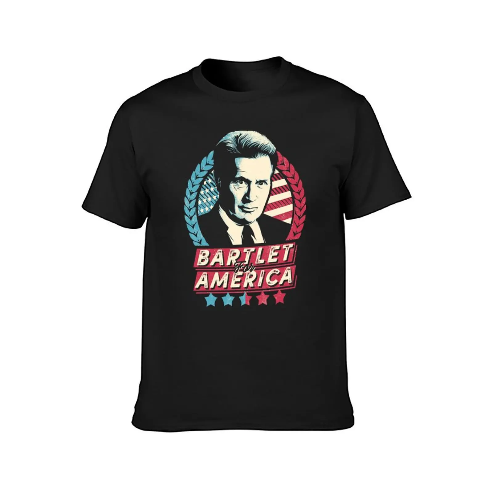 Bartlet for America T-Shirt vintage heavyweights mens t shirt