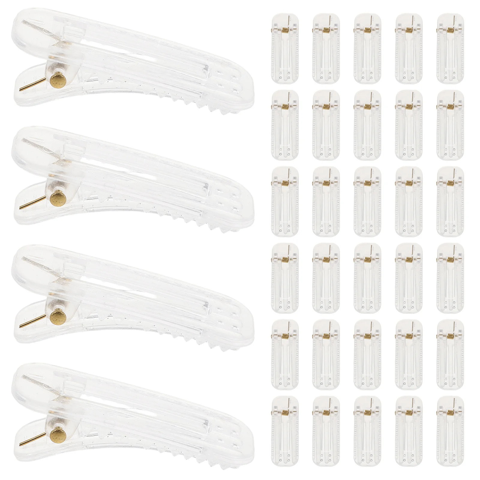

50pcs Transparent Hair Clip Base For Bows Clear Single Prong Hairpin Hardware Blank Barrette Diy Art Crafts Kids Hair Craft