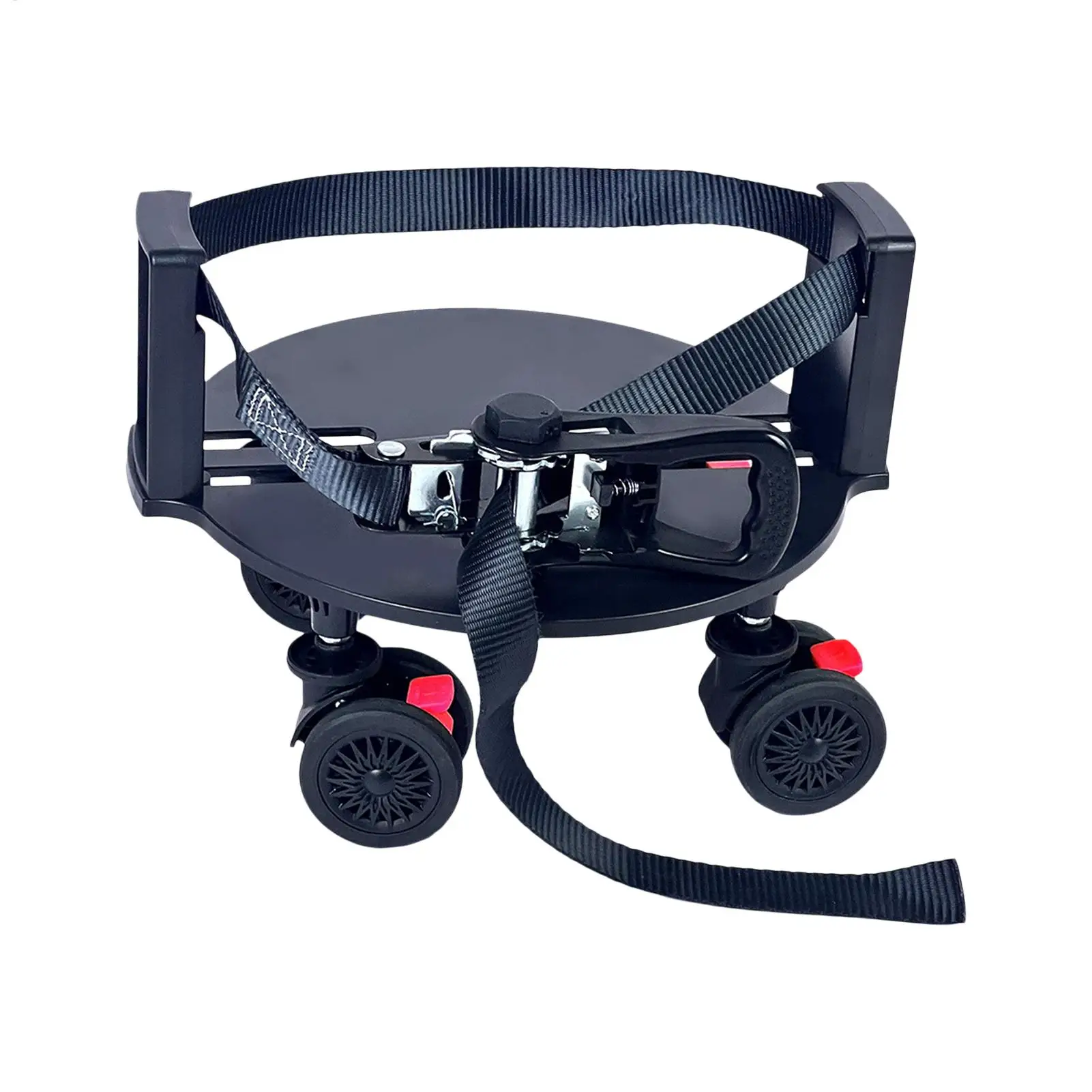 Golf Bag Wheel Base Equipment Support With 360 Degree Swivel Wheel And Brake Golf Equipment Base For 5-9.5 Inch Bag Driving