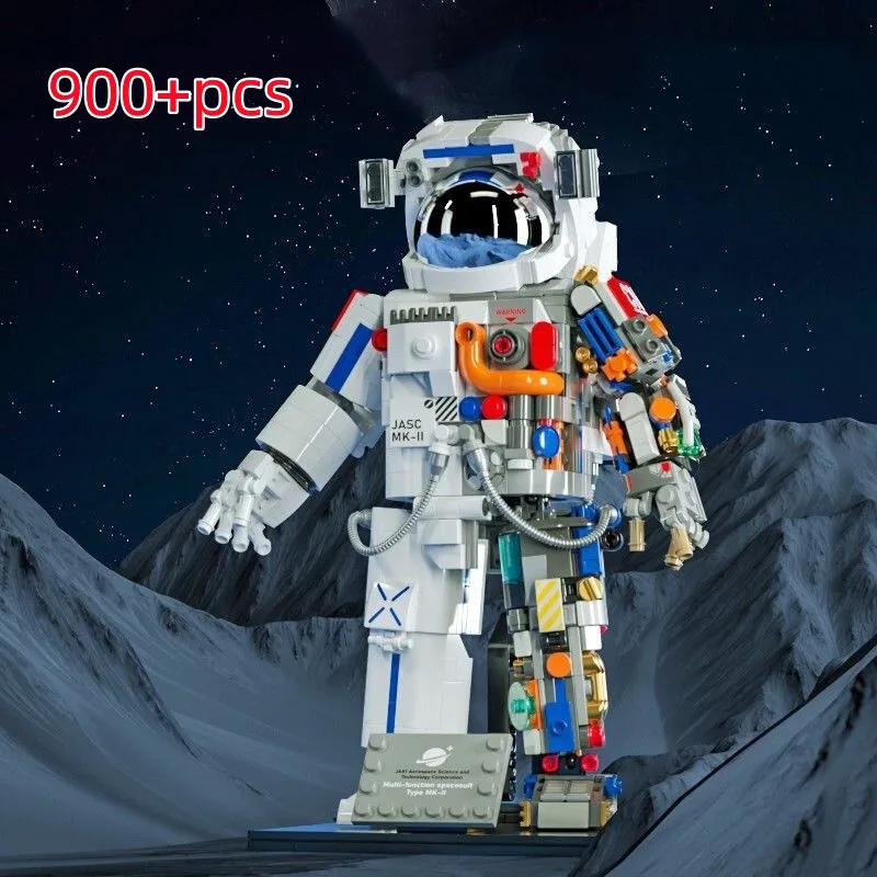 Space Astronauts Building Blocks Spaceman Exploring Robot Adventure Model Action Figure Bricks Educational Assembly Toy Kid Gift