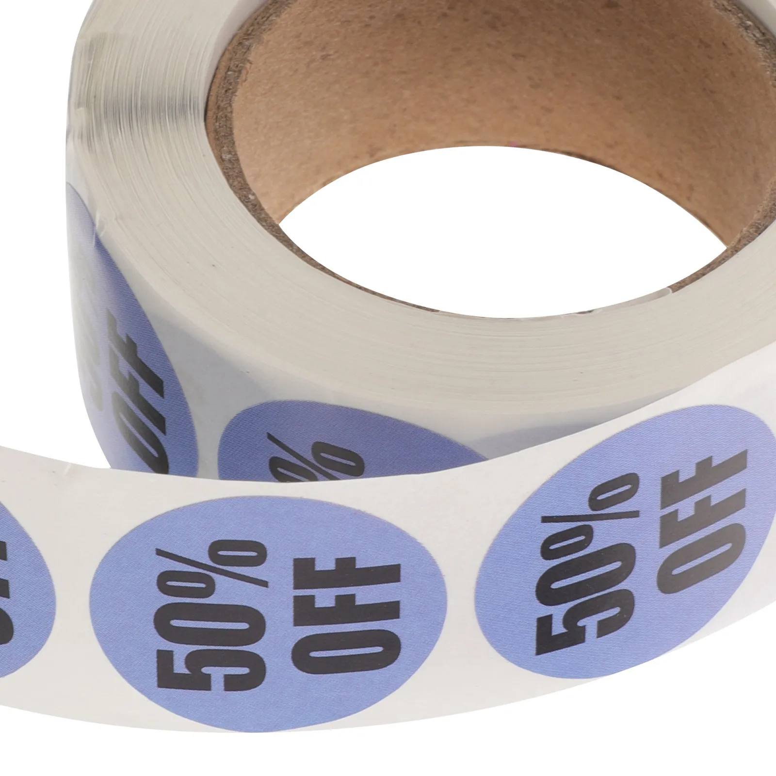 1 Roll Stickers Round Percent Off Stickers Self Adhesive Retail Store Label Tags Colorful Circle Decals