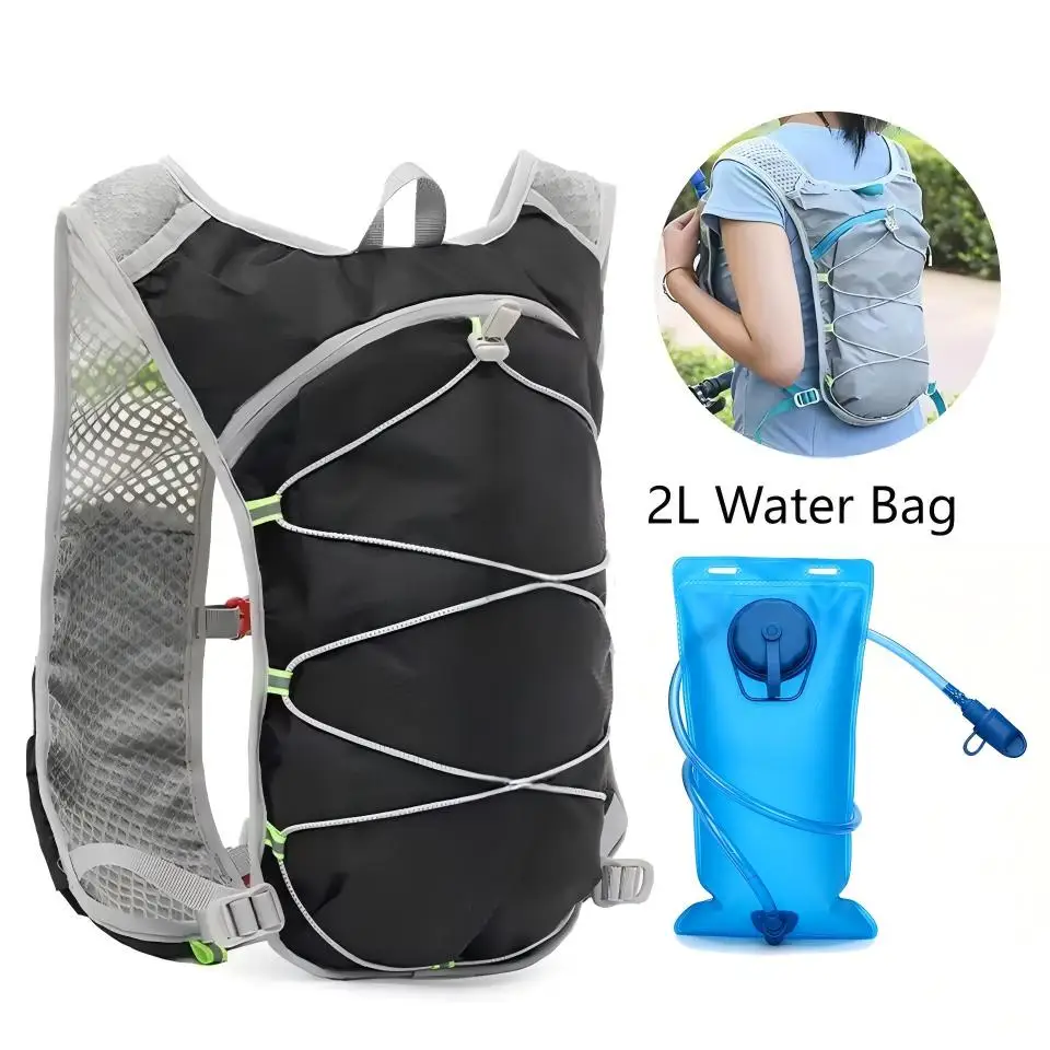 

Легкая походная сумка для улицы, мужская и женская многофункциональная простая и прочная велосипедная сумка, рюкзак для бега в стиле унисекс