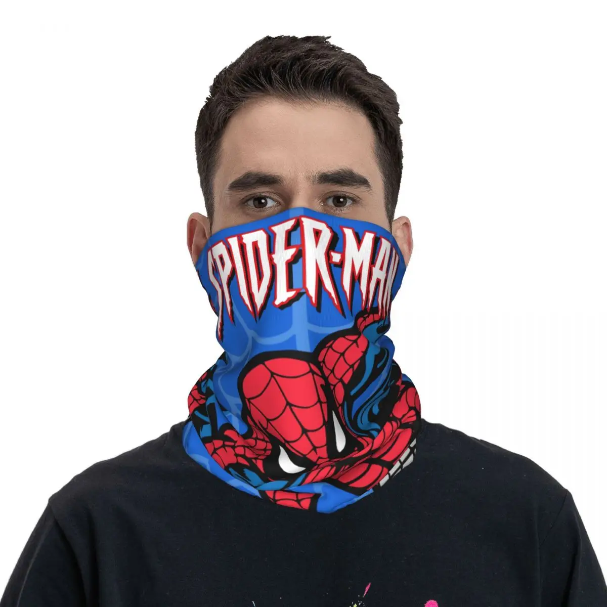 Znaki Bandana Ochraniacz na szyję Klub motocyklowy Marvel Spider Man Chusta Kominiarka Kolarstwo Uniseks Dorosły Wiatroszczelny