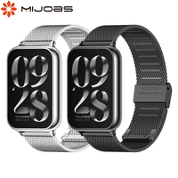 Strap for Mi Band 9 Pro Smart Bracelet Xiaomi Mi band 8 Pro Metal Watch Band for Mi Band 8 Pro Replacement Stainless Steel Mesh
