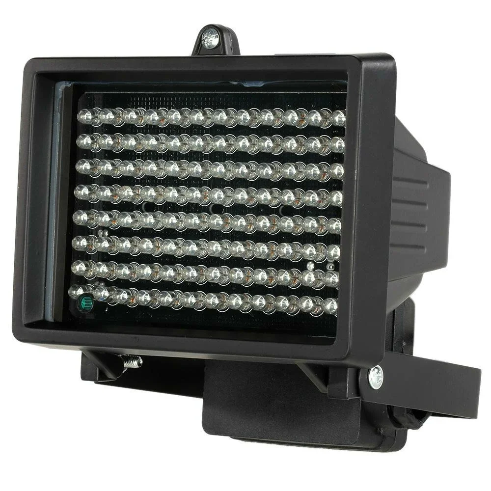 Impermeável LED Illuminator Light, visão noturna infravermelha IR, iluminação auxiliar, câmera de vigilância ao ar livre, 60m, CCTV