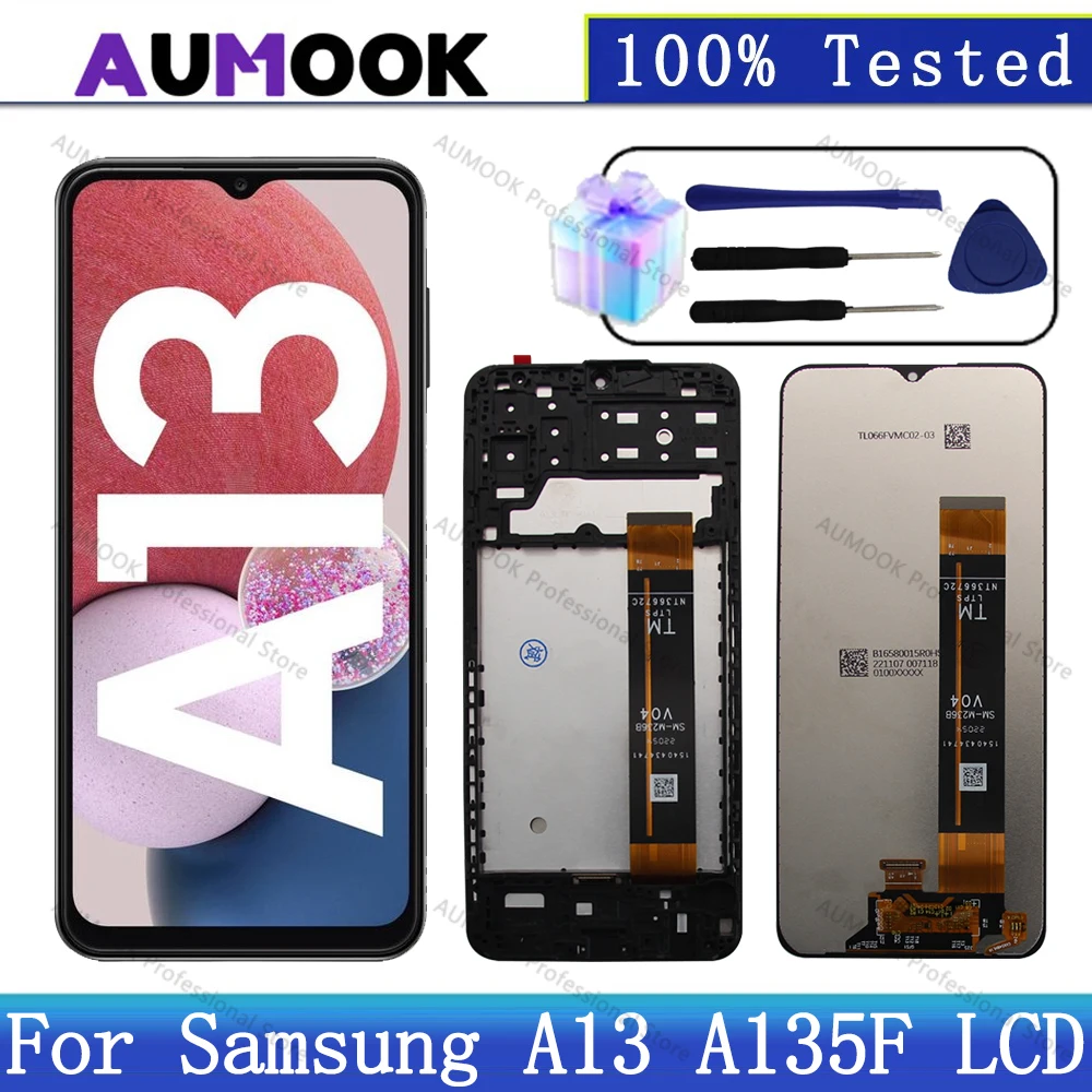100% Tested LCD For Samsung Galaxy A13 Screen M13 LCD Display