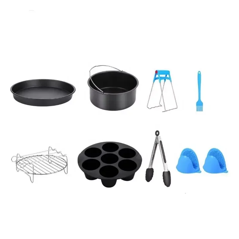 8-Inch Air Fryer Accessories, 3.8QT-5.8QT, Baking and Pastry Tools, Eco-friendly Supplies
