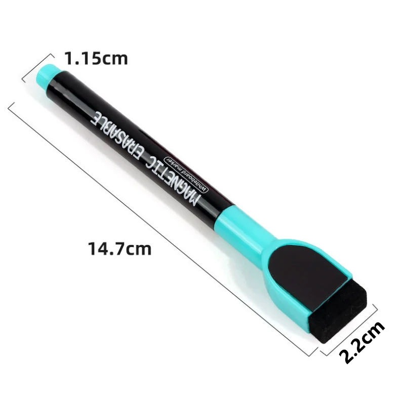 سعة كبيرة المغناطيسي علامات المسح الجاف قابل للمسح أقلام تحديد السبورة مع ممحاة المغناطيسي الجاف محو علامة غرامة تلميح