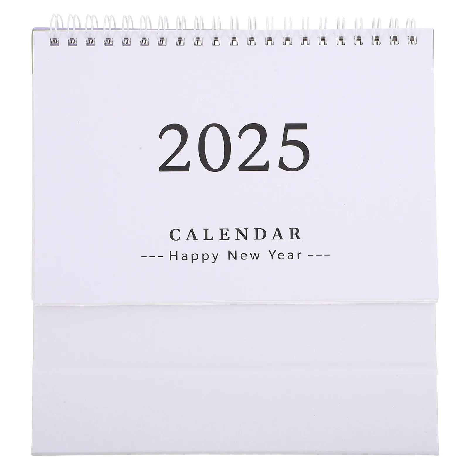

Portable Thick Paper Desktop Calendar English Version for Office Home Year Round Planning 2024 Minimalist Standing Desk