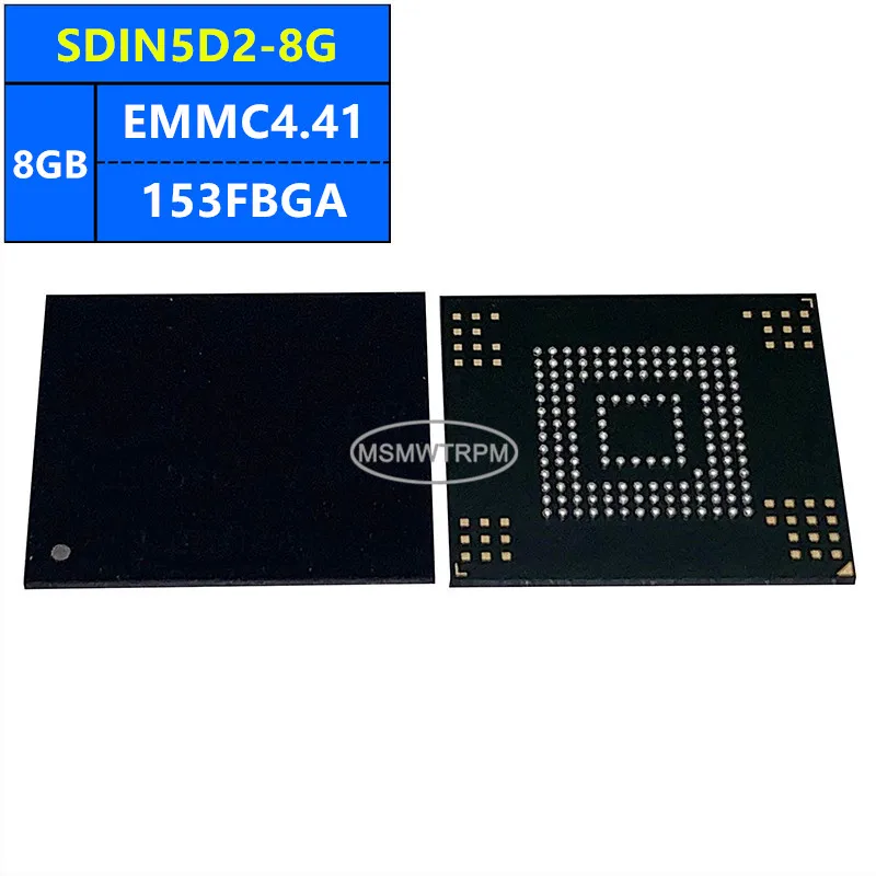 SDIN5D2-8G SDIN5D1-8G EMMC4.41 8GB 153FBGA Memory Chip IC Electronic Components New Original