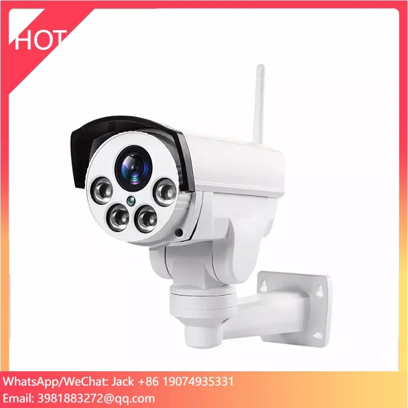 CamHipro 4G seguimiento automático inalámbrico 5X Zoom óptico 5MP IR tarjeta SD Audio Video grabación Street Bullet Wifi IP cámara PTZ