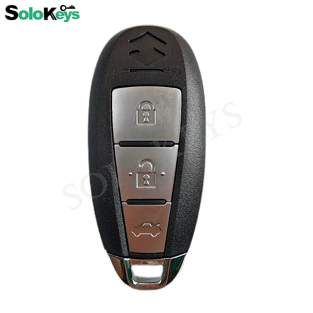 SOLOKEYS FCCID:TS008  For Suzuki SX4 Swift Vitara Smart Remote Key Replacement Shell 3/4 Button With LOGO