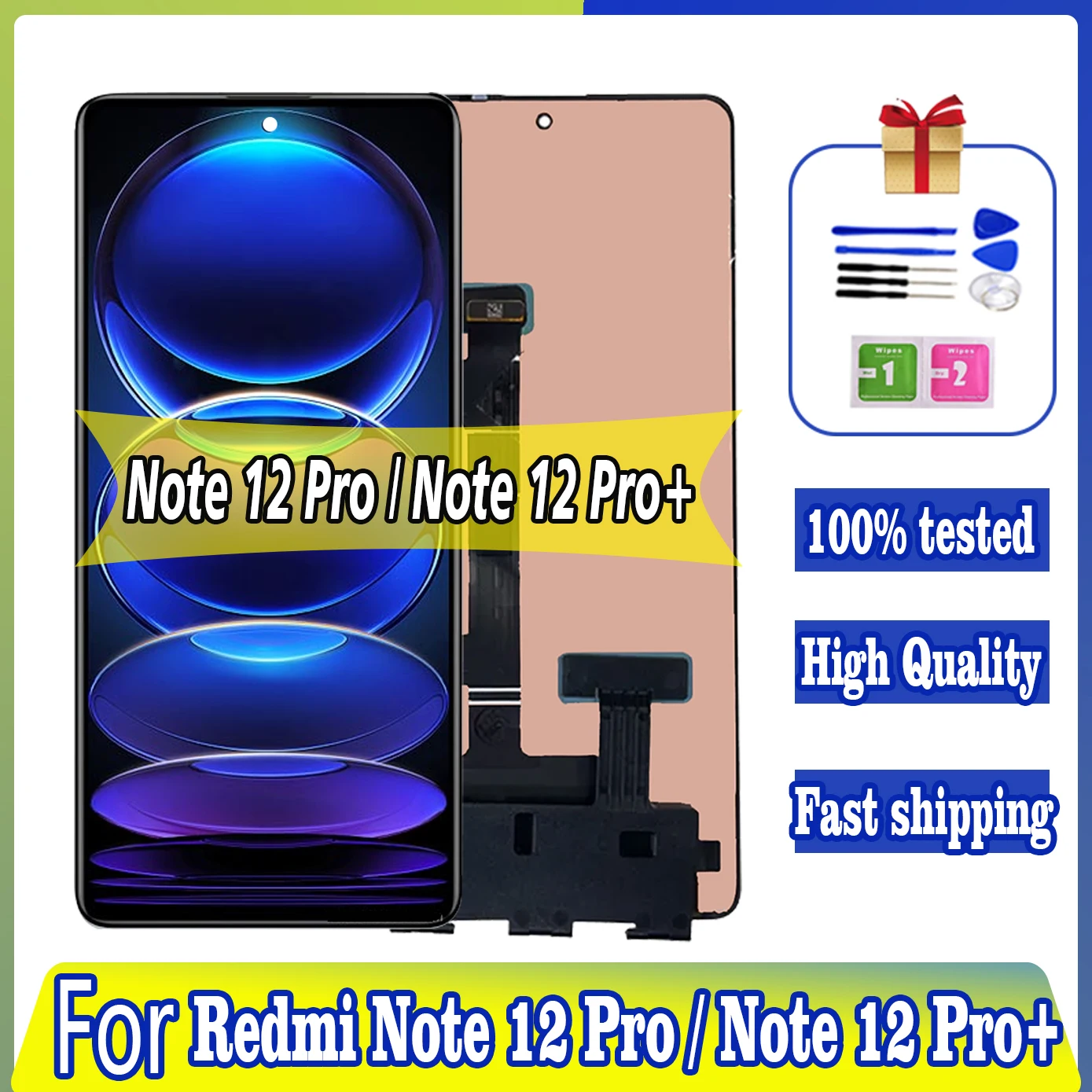 

6.67" Original For Xiaomi Redmi Note 12 Pro Lcd 22101316C Display Touch Screen For Redmi Note 12Pro Plus 12 Pro+ Assembly Replac