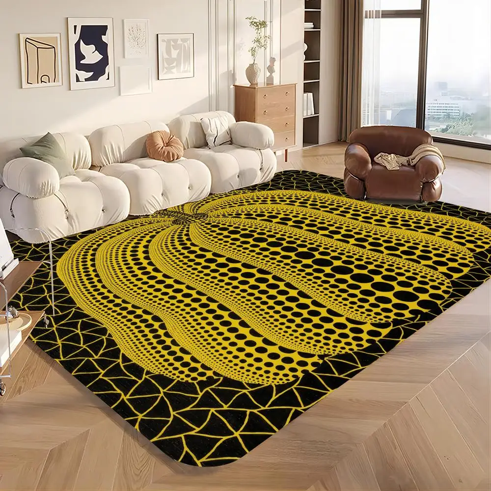 Yayoi Kusama Floor Mat Bath Mat Nordic Style Home Doormat Bathroom-Toilet Mats Bedroom Welcome Doormat