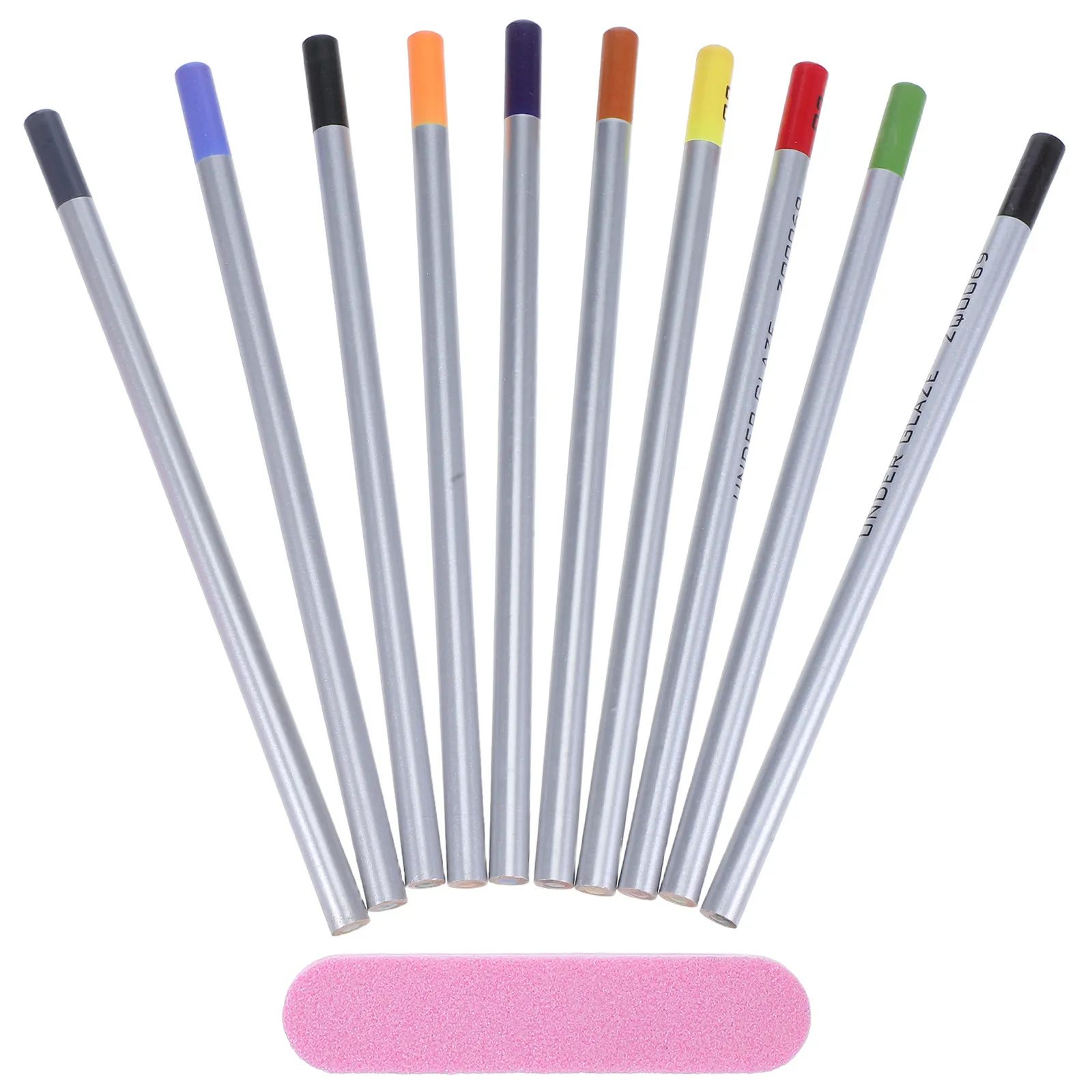

1Set Premium Ceramic Coloring Underglaze Pencils 10 Colors Precision Pottery Decorating Drawing Outlining Tools for Ceramic Art