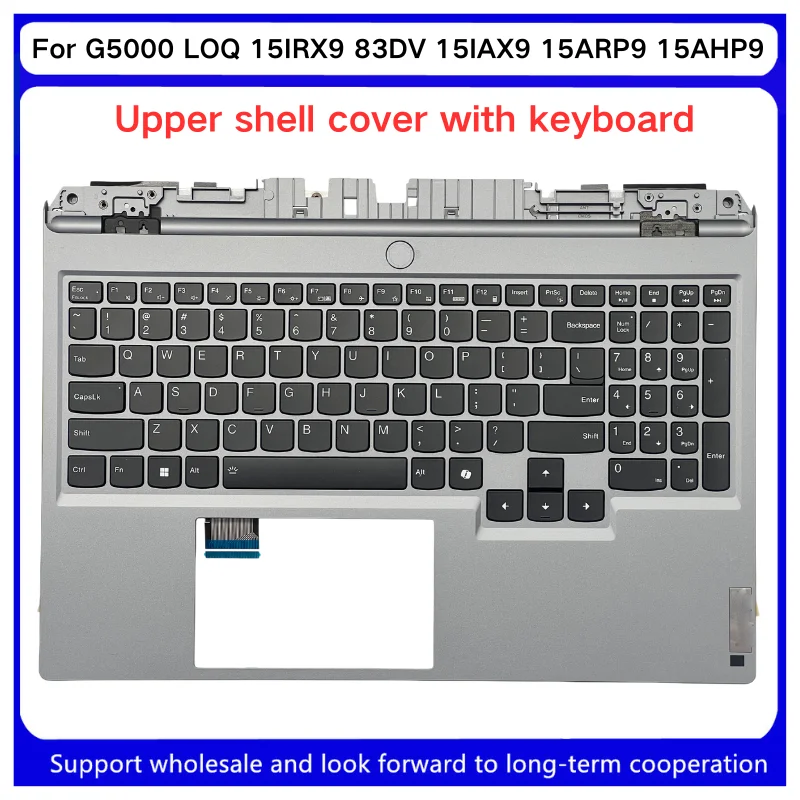 New For Kailxuling G5000 LOQ 15IRX9 83DV 15IAX9 15ARP9 15AHP9 C Shell/Upper shell cover with keyboard/ 5CB1P43414 view 2
