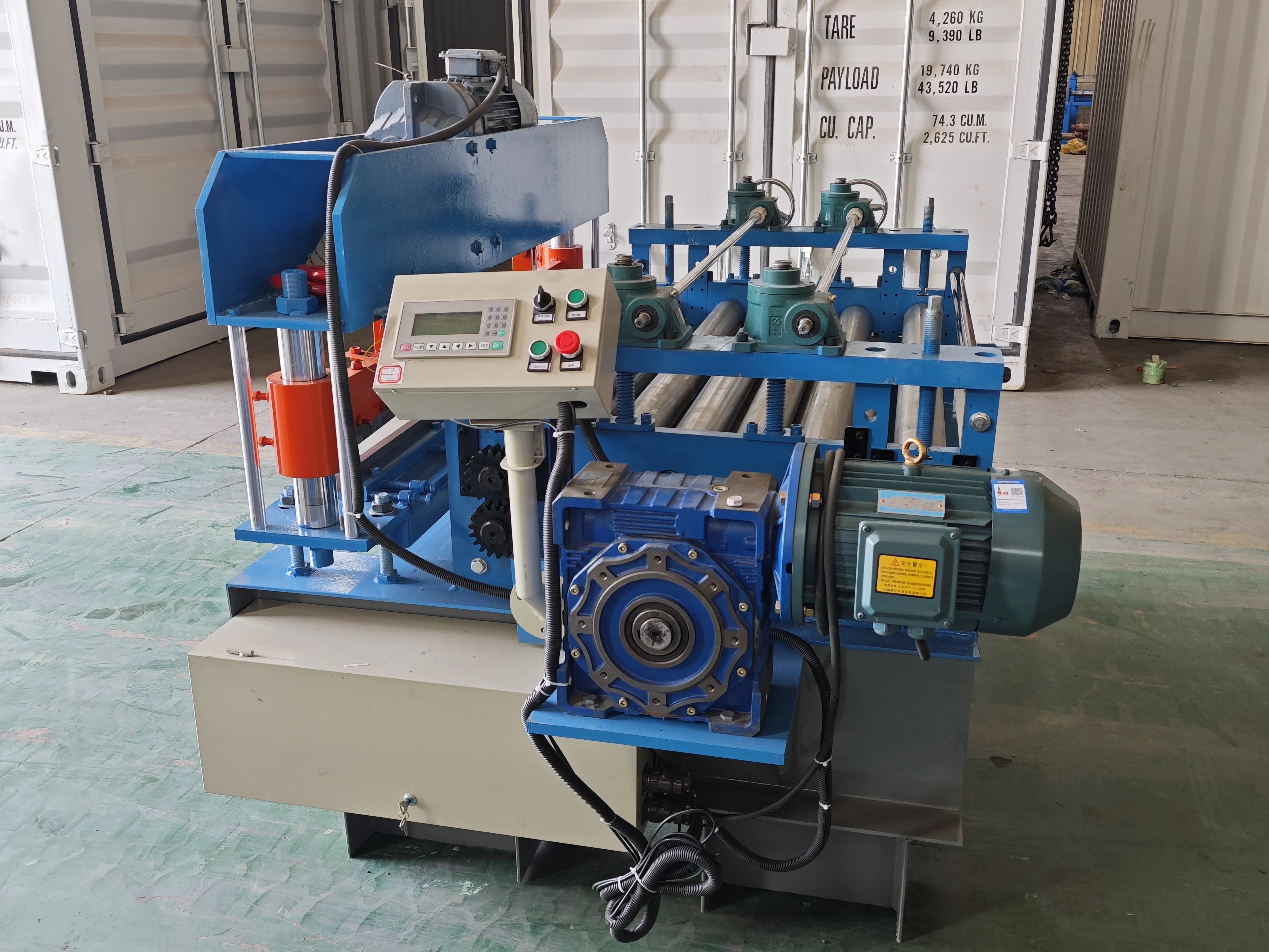 Steel Plate Cutting Roll Forming Machine Cutting to Length Steel Slitting Line