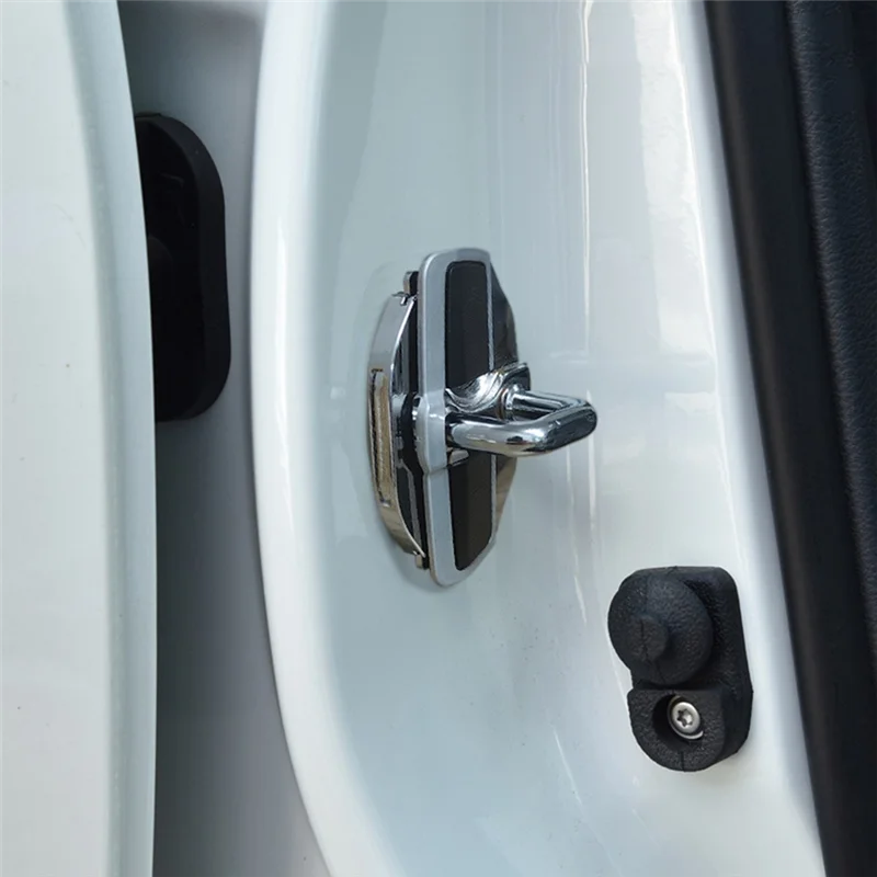 

A90Q-8Set TRD Door Stabilizer Latches Stopper Covers For Nissan All Series E12/E13/C27/C28/KICKS/ X-TRAIL Door Lock Protector Pa