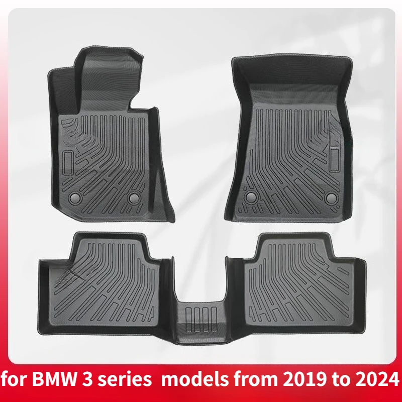 

Подходит для моделей BMW 3 серии с топливным питанием от 2019 до 2024, всепогодный материал TPE3D, автомобильные коврики TPE.