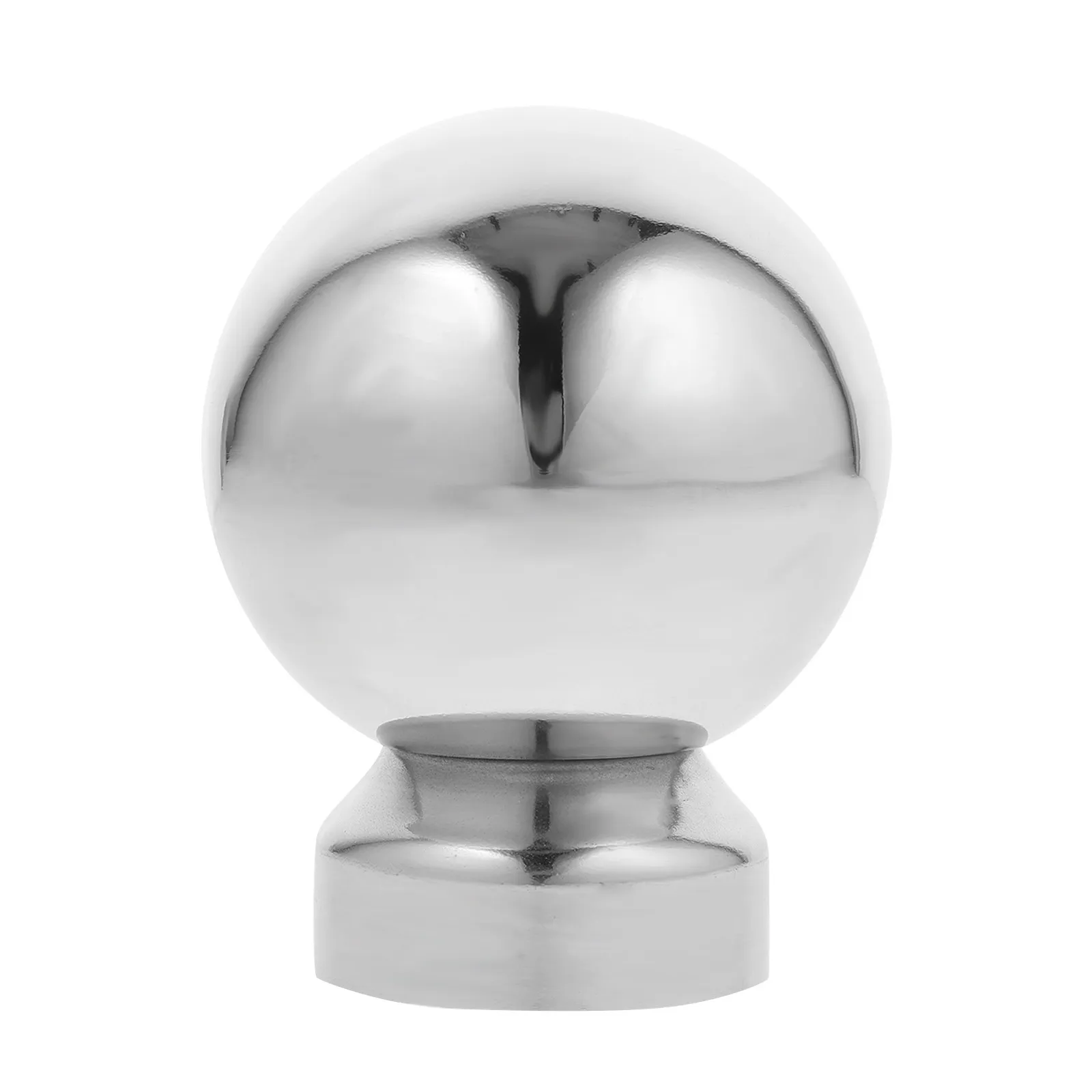 Ponteira Decorativa Oca de Aço Inoxidável para Poste de Cerca de Jardim, Decoração de Corrimão Externo, Acessório Metálico para Cerca