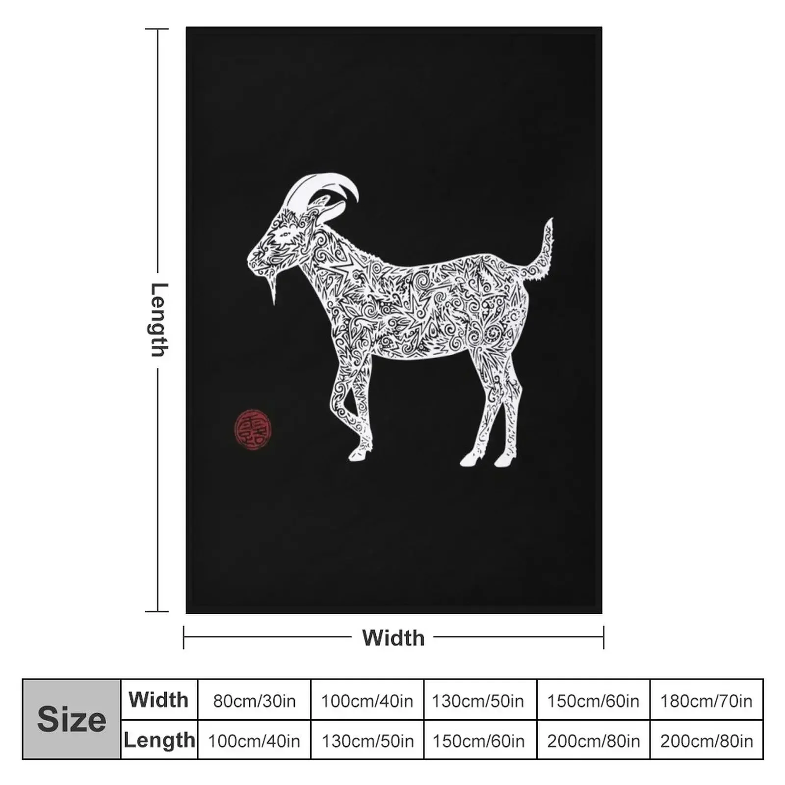 White Goat Throw Blanket Thermals For Travel heavy to sleep Quilt Flannel Fabric Winter beds halloween Blankets