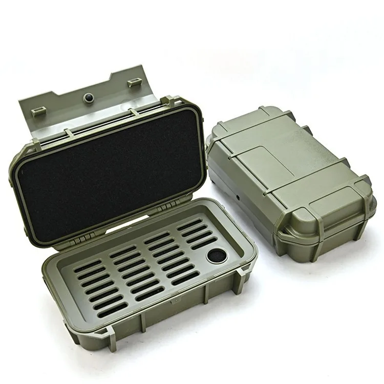 Outdoor double-layer shockproof, pressure resistant, waterproof box, sealed box, outdoor survival storage box, waterproof water