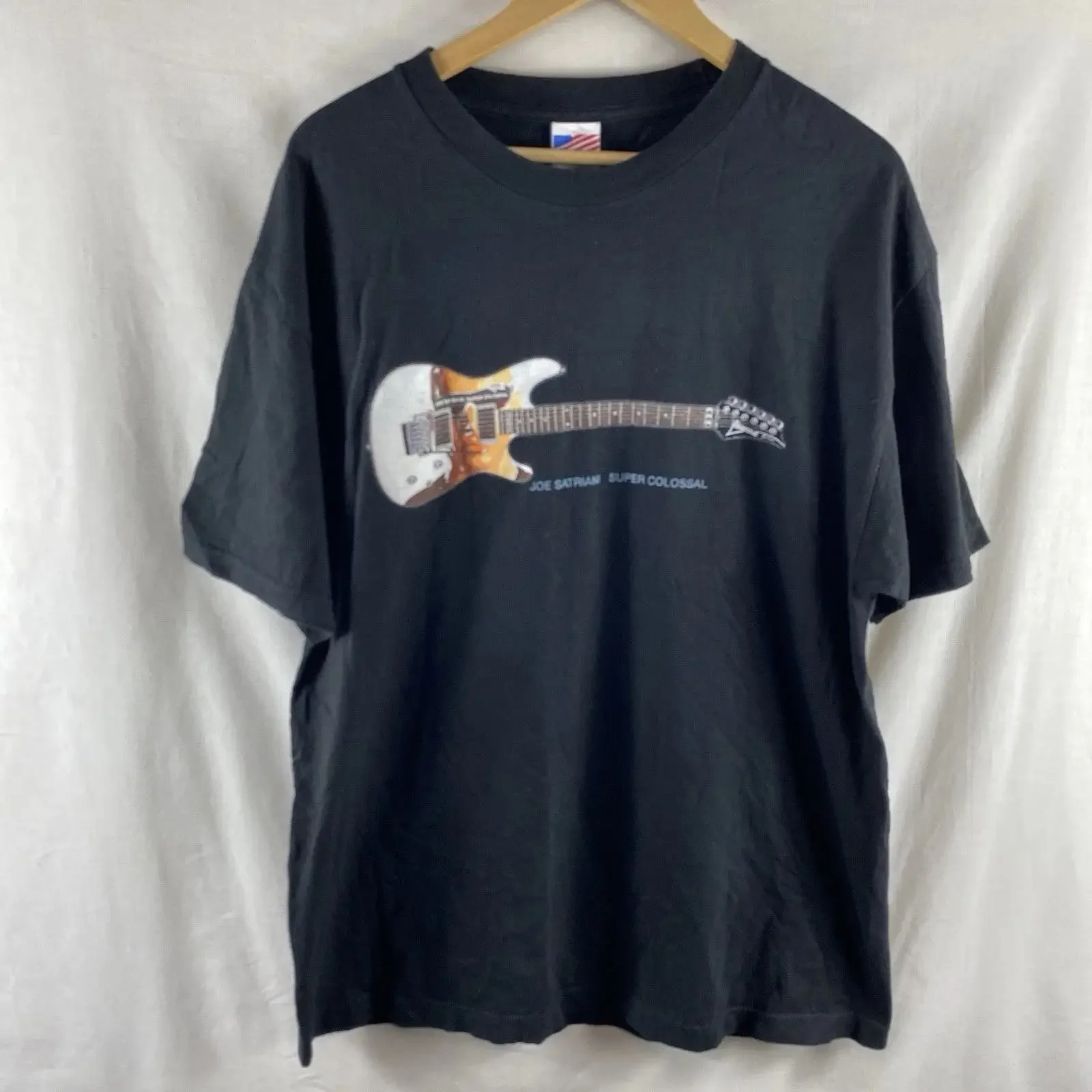 Vintage Joe Satriani T Shirt XL Extra Large Super Colossal World Tour 2006 Vtg vintage Washed Breathable graphic Stretched