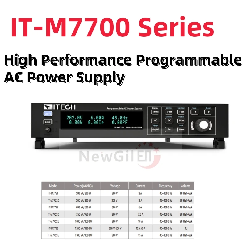 ITECH IT-M7721 IT-M7722 IT-M7722E IT-M7722D IT-M7723 IT-M7723E IT-M7723D  IT-M7721L IT-M7722L  Programmable AC Power Source