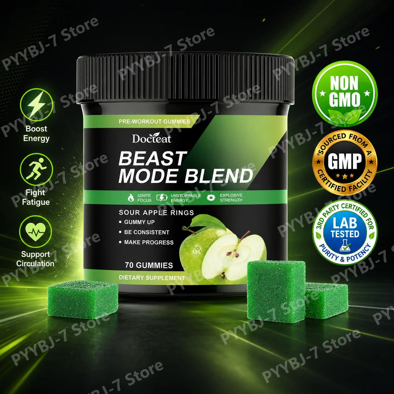 Fitness Nutrition Energy - Fitness Nutrition Gummies with Vitamins B6