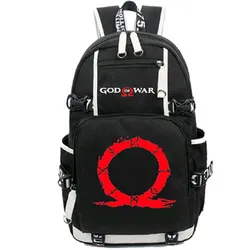 Game God of War Mochila, Unisex Mochilas Oxford Azul, Saco De Viagem Escolar, Laptop Bags, Estudante, Menino, Menina, Novo