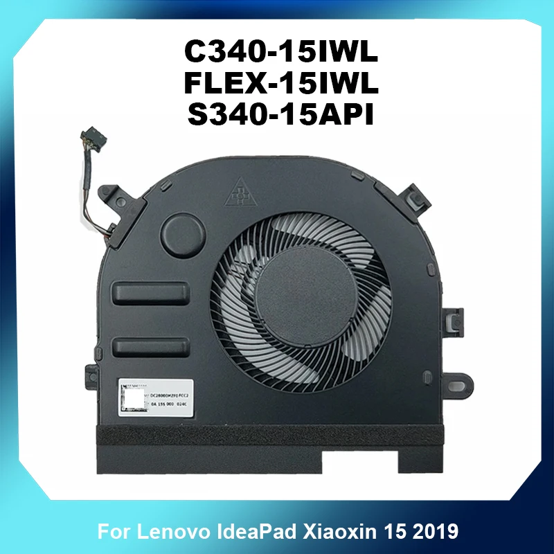 CPU Cooling Fan For Lenovo IdeaPad C340-15IWL FLEX-15IWL S340-15API Xiaoxin 15 2019 DC5V 0.5A 4Pin