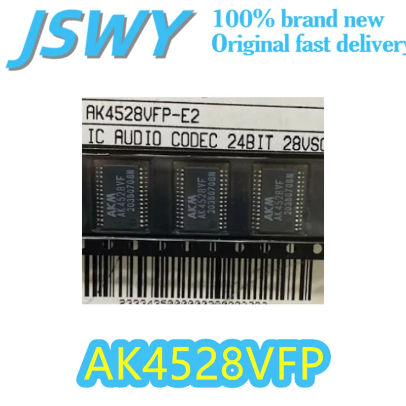 

(3/30 pieces) AK4528VFP AK4528 28-VSOP package 24-bit audio codec Serial interface Brand new original Quick delivery