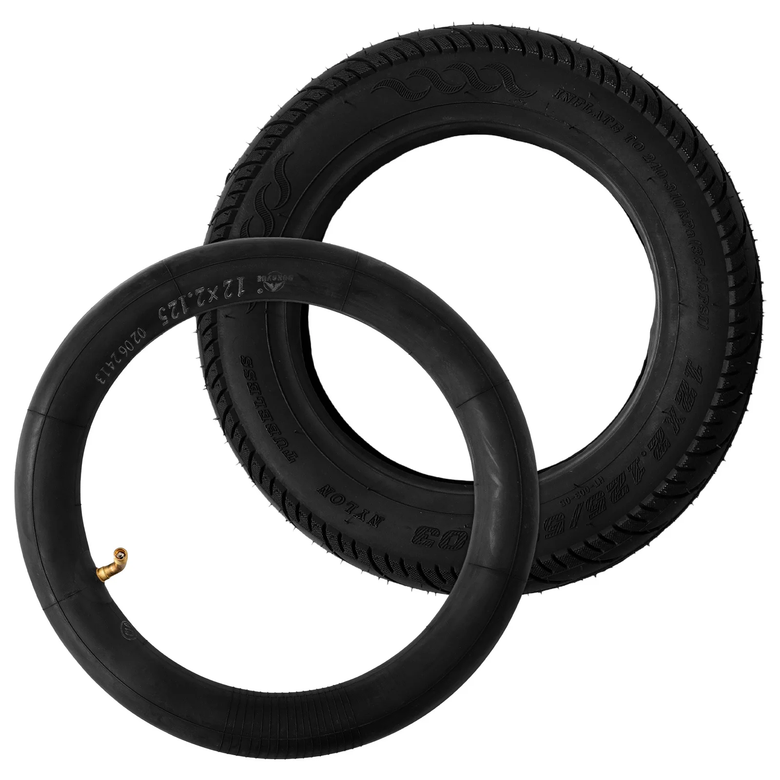 

1Set Electric Scooter Tire Set Antiburst Highstrength Quiet Operation Easy Installation for Various Vehicles Scooter Tires