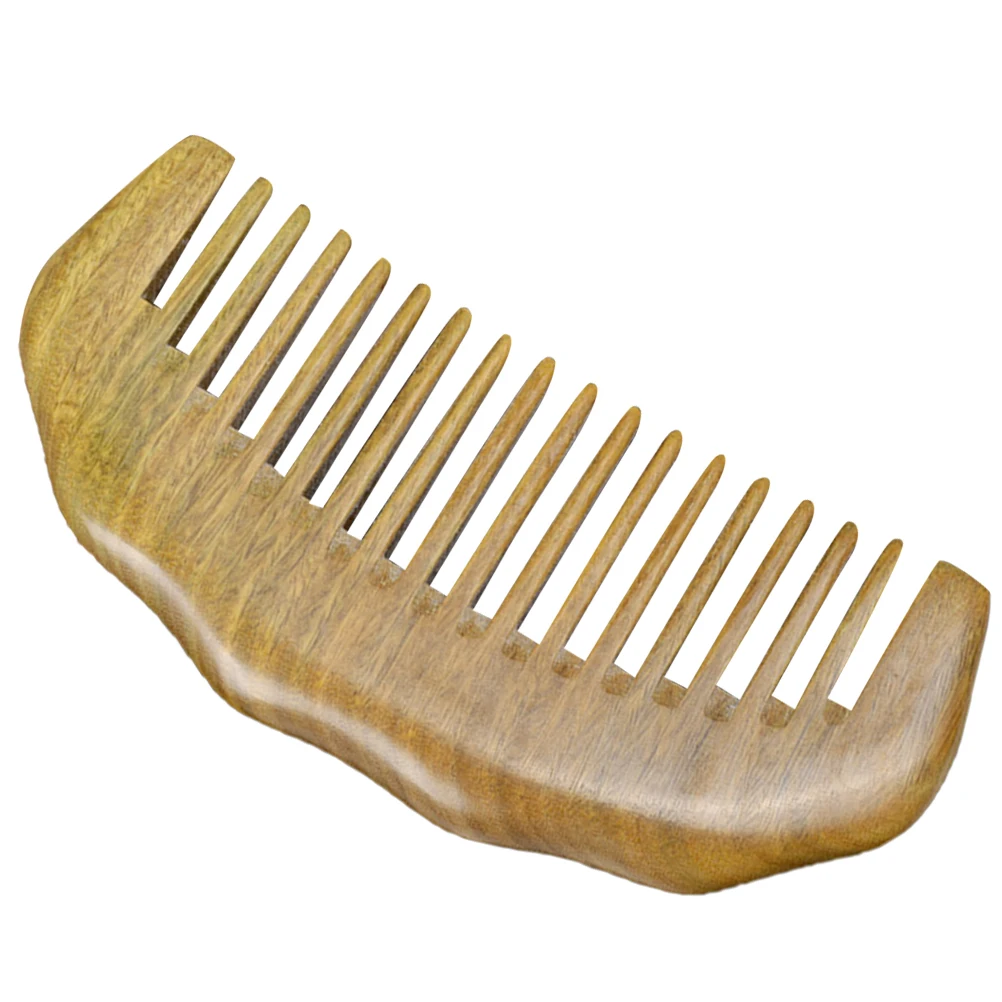 

Расческа для волос, массажная расческа из сандалового дерева, расслабляющий инструмент для распутывания волос, антистатический массажер для кожи головы для роста