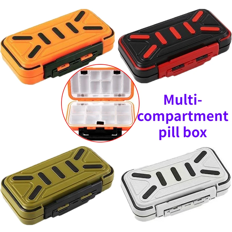 علبة حبوب منع الحمل الأكبر للسفر، منظم تخزين الأدوية المنزلية، موزع أقراص المخدرات، ملحقات صندوق حبوب الشبكة المستقلة