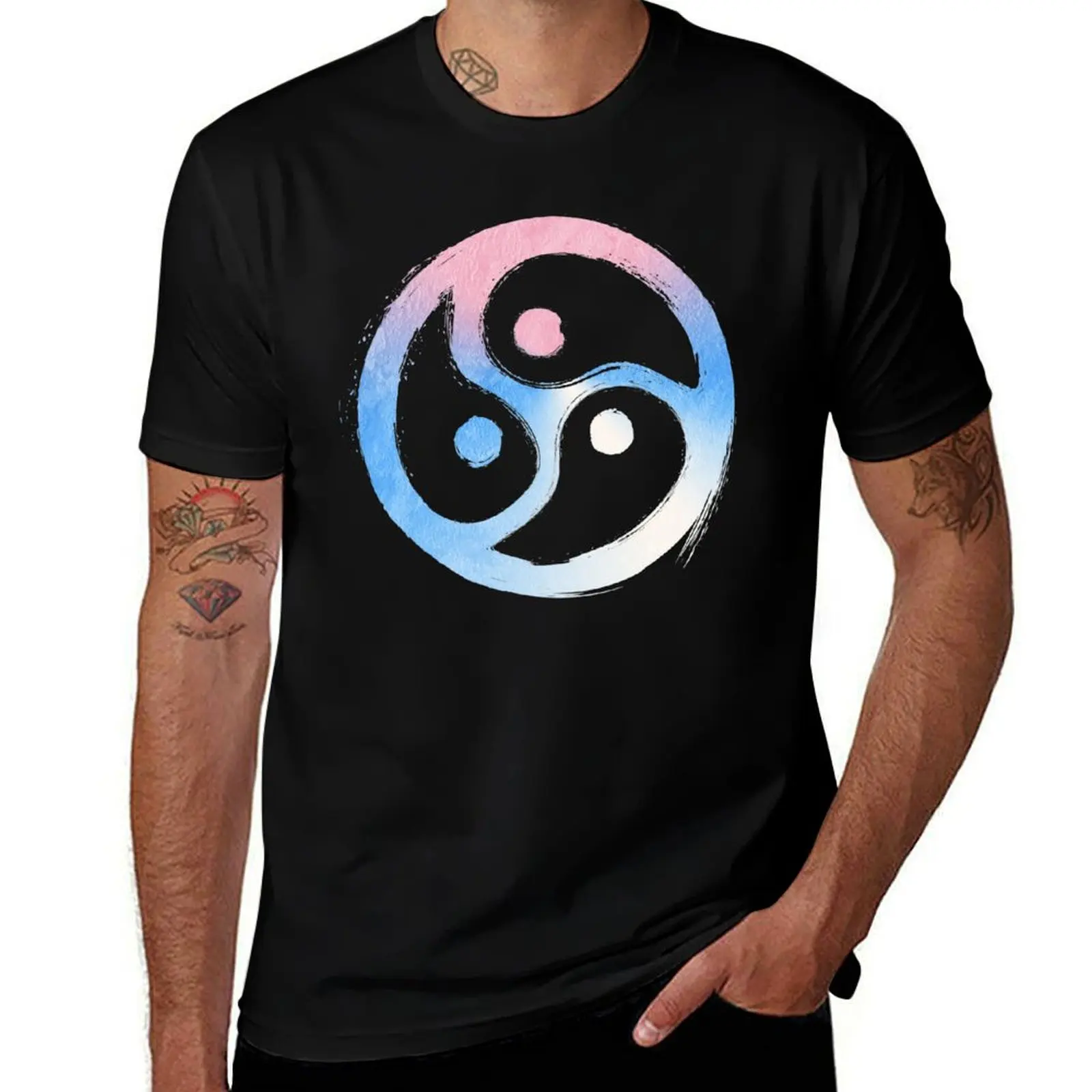 BDSM Triskelion Transgender Pride T-Shirt funny t shirts dark humor T-Shirt