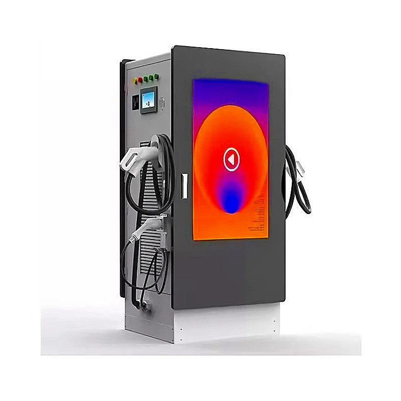 Charging Pile Charging Column  Floor Mount Rechargeable Ccs Gbt Ev Charger Dc Ev Fast Charging Station with Screen High Quality