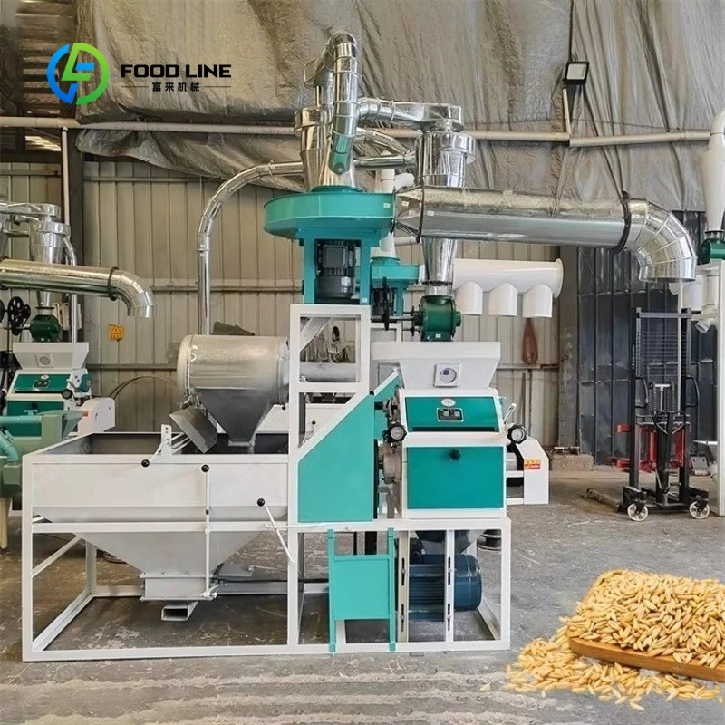 Custom Mini Small Scale Wheat Flour Milling Machine, Household Agricultural Grain Grinding Processing Complete Flour Mill