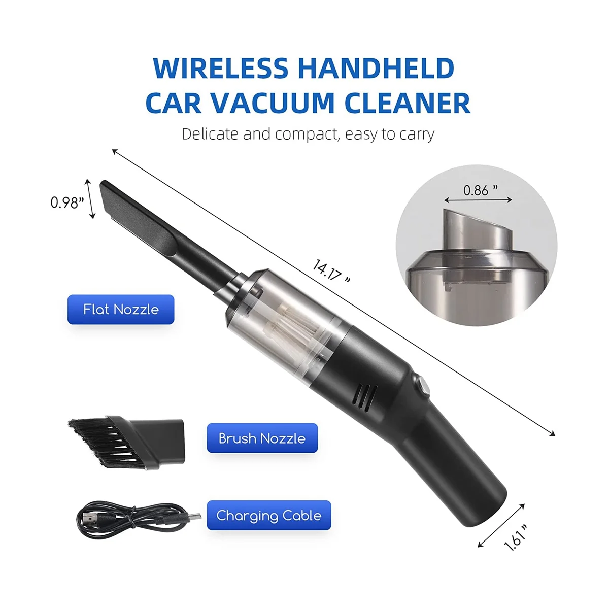 Aspirateur portable sans fil aste, déterminer le capteur d'insectes sous vide, l'équation de cafard d'insectes puants et d'araignée