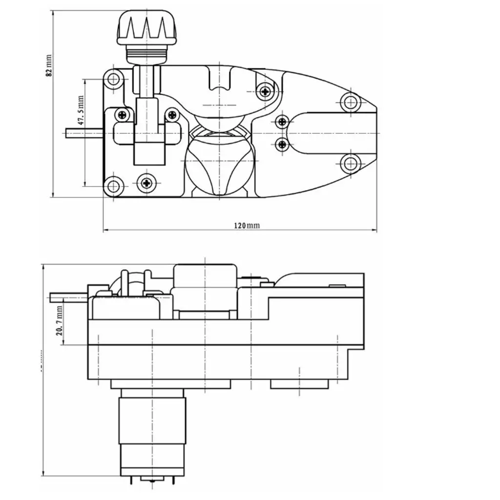 Assembly Wire Feeder Motor DC 12V Complete MIG Welder Parts for Portable Electric Welders