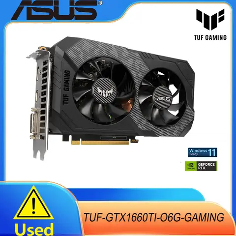 Bilashmart ASUS GeForce GTX 1660 Ti TUF Gaming 6 GB GDDR6 Graphics Card
