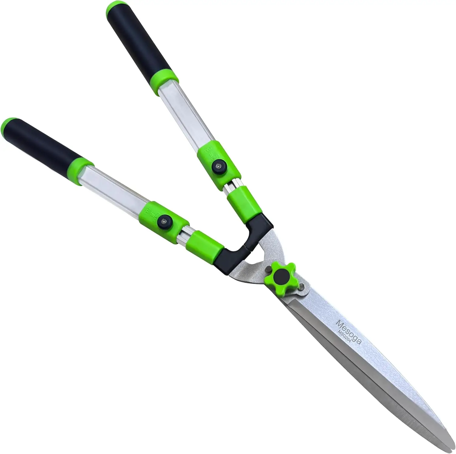 

Extendable Hedge Shears - Professional Garden Trimmer with Adjustable Handle for Borders & Pruning