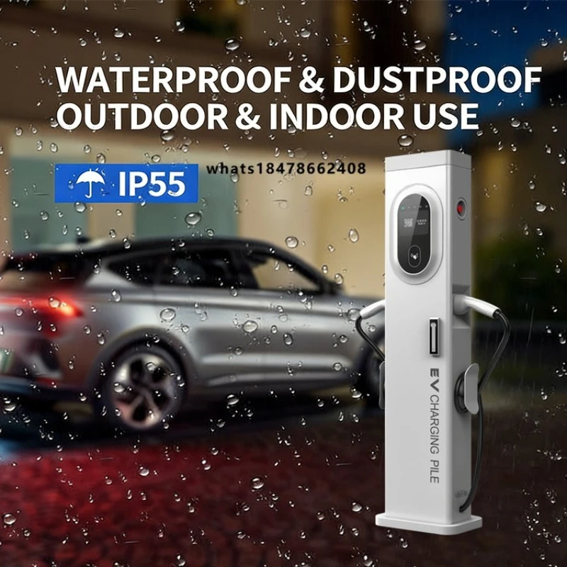 

new 7KW 14KW 22KW 44KW easy to install, new energy commercial floor-mounted electric vehicle charging station