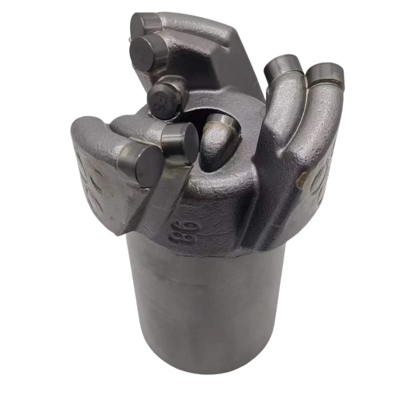 Spiral three-wing concave coreless drill bit highway high-speed rail subway exploration diamond geological drill bit tools