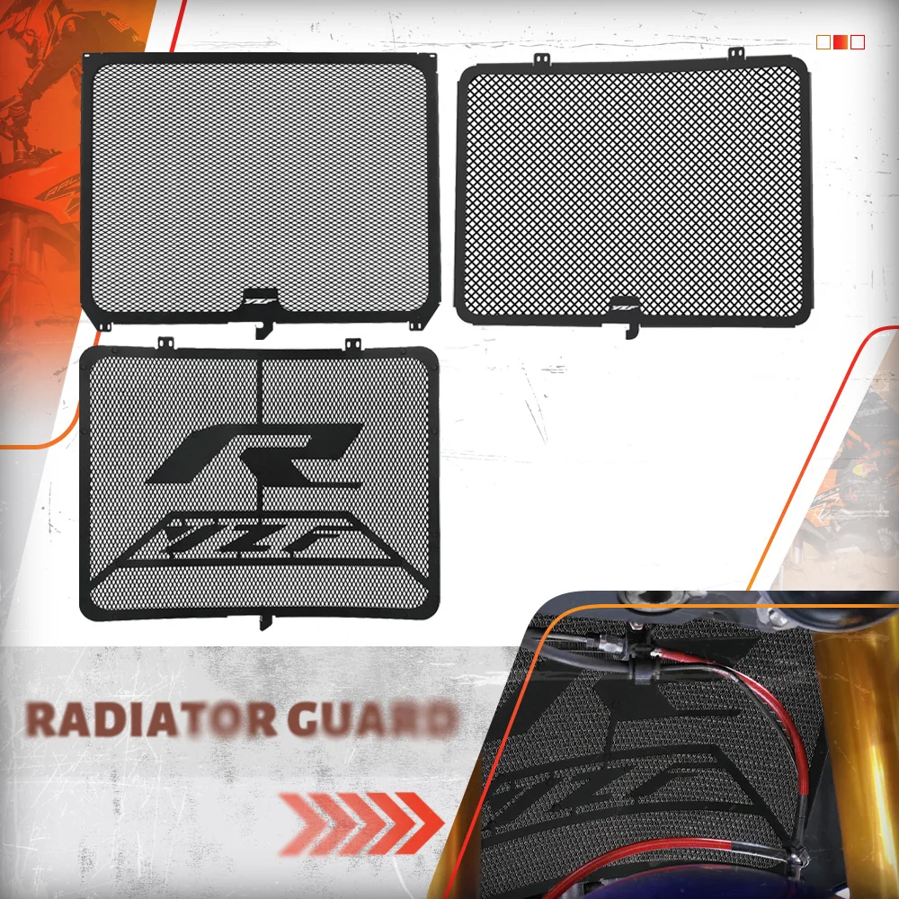 

Решетка радиатора мотоцикла, защитная крышка для Yamaha YZF-R1 2007-2008 YZF-R6 2006 2007 2008 2009 2010 2011 2012 2013 2014 2015 2016
