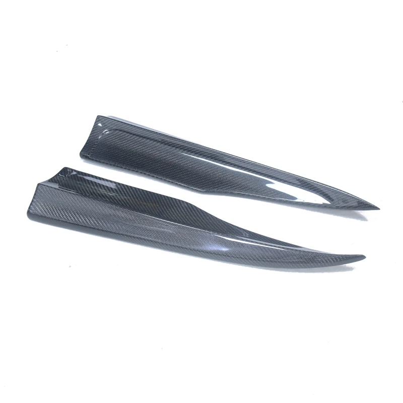 

For Mercedes W204 C63 AMG 2012-2014 Genuine Carbon Fiber Rear Corner Wheel Eyebrow Exterior Sport Trim