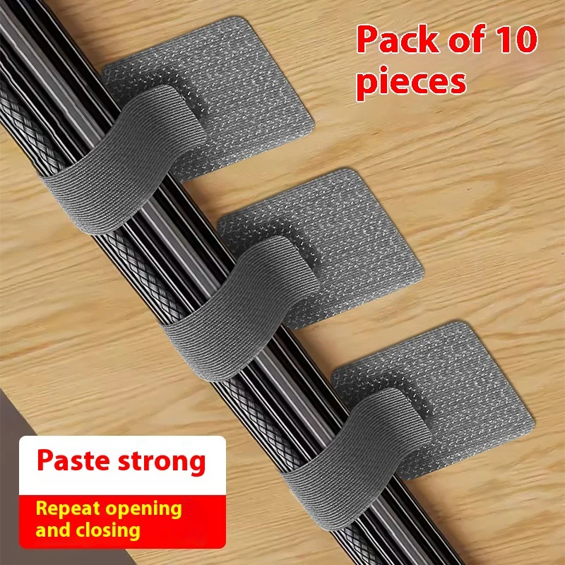 10 Cable Organizer Data Cable Organizer Desktop Computer Cable Strap Velcro Cable Tie Wire Network Cable Fixer